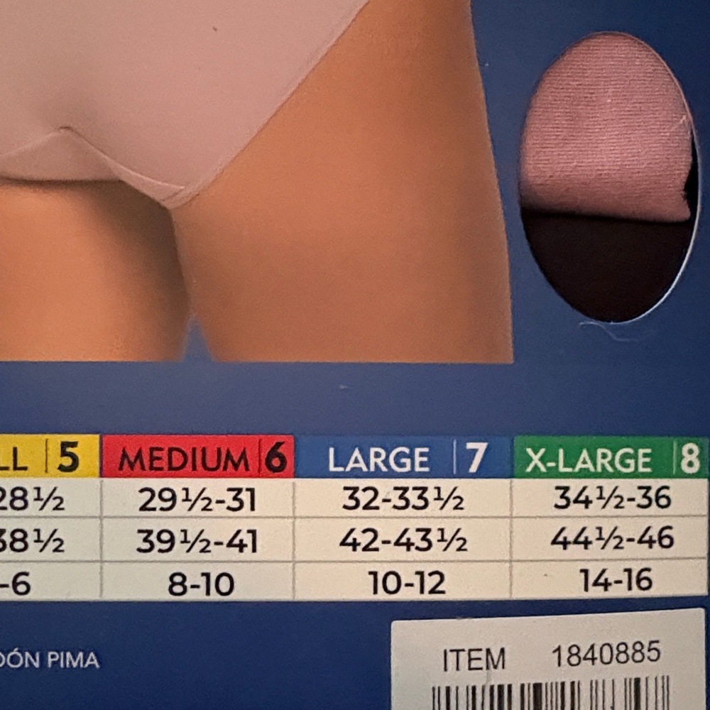 New lot 12 of Felina Pima cotton underwear women’s - Picture 4 of 4